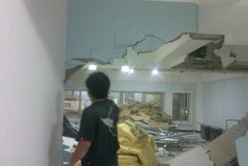 潭子拆除工程現場作業