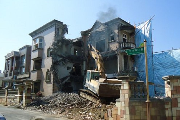 潭子隔間拆除施工現場圖