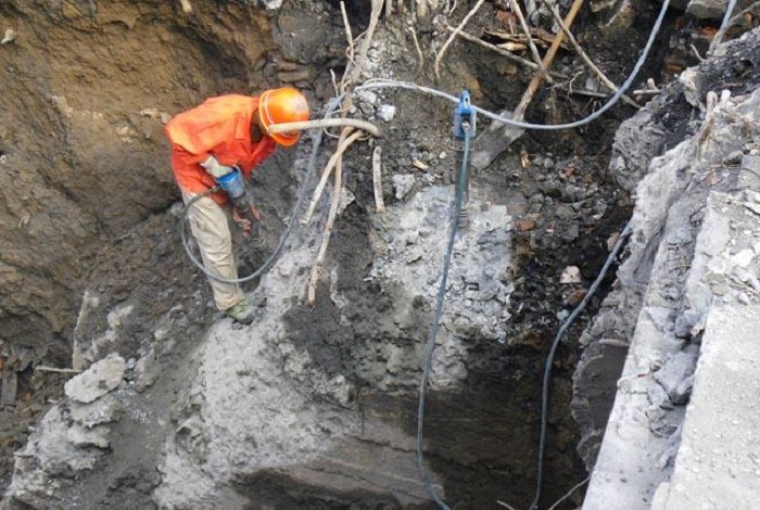 潭子RC牆拆除工程照片