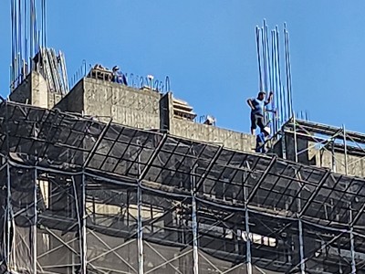 真星鷹架台中鷹架搭設案例：高樓層施工鷹架