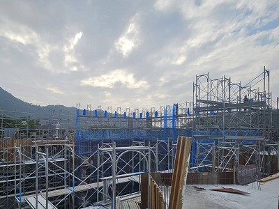 真星鷹架台中鷹架施工：外牆維護工程